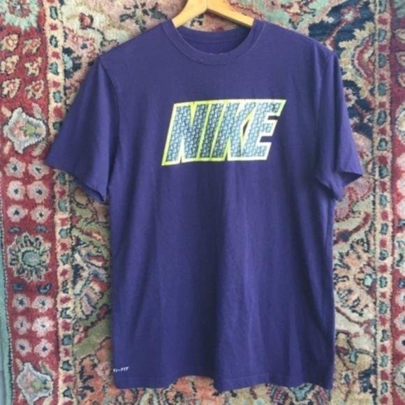 Nike Tee Men's Logo Pattern Swoosh Graphic Just Do - Picture 2 of 5